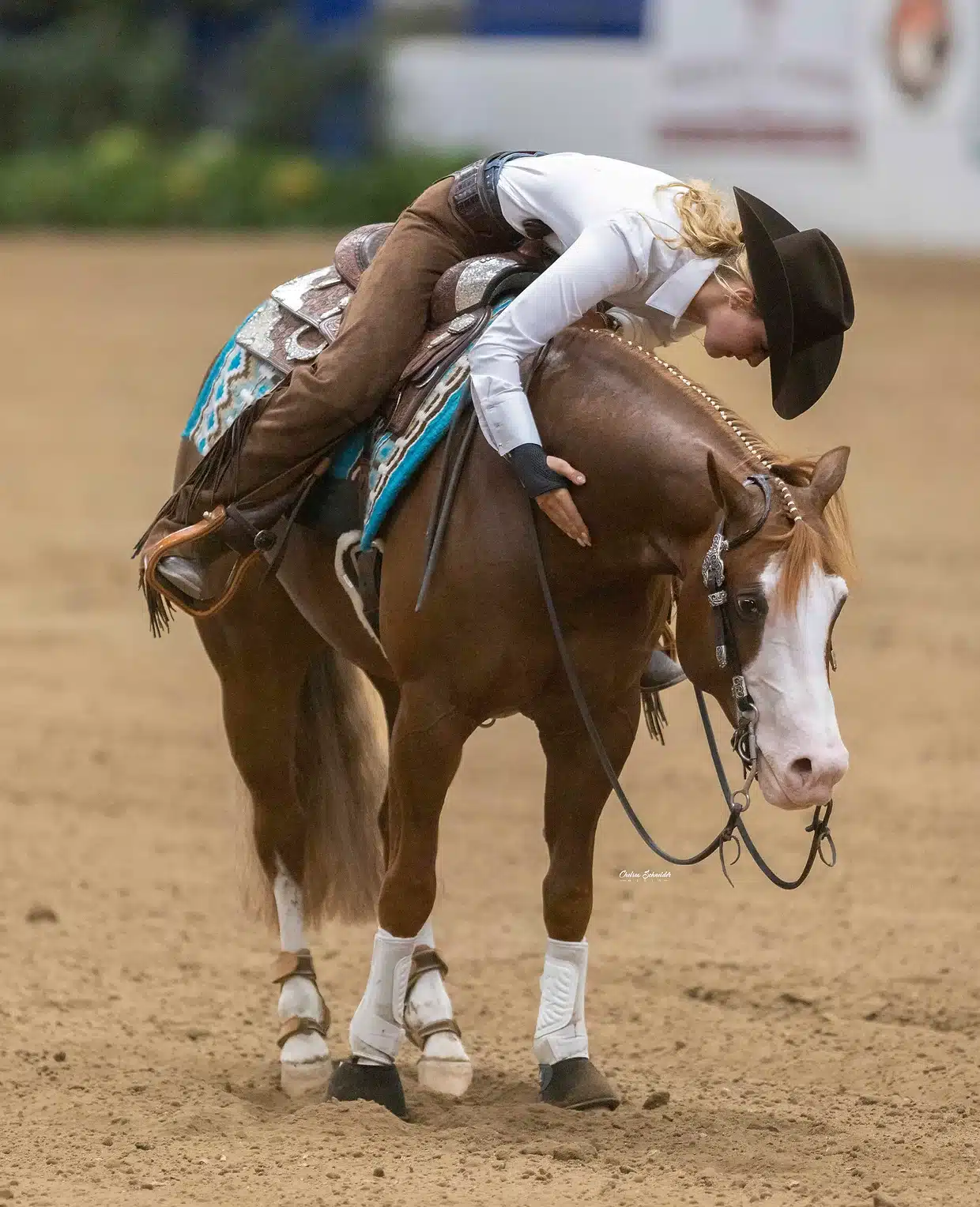 Gina Schumacher riding GunnaStepya